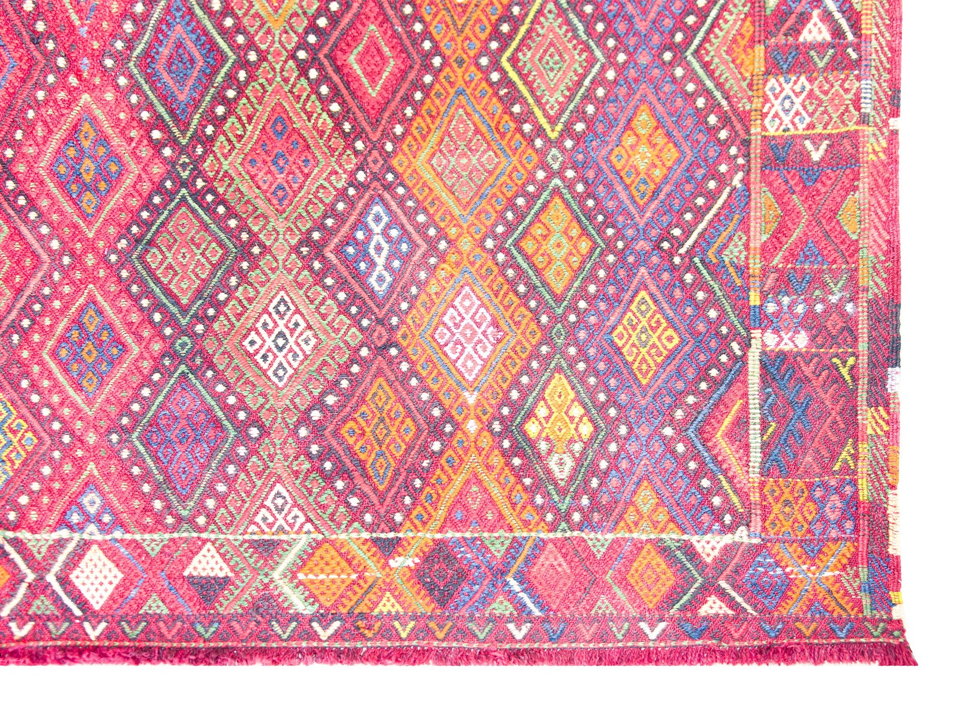 Vintage Uzbek Sumak Rug For Sale
