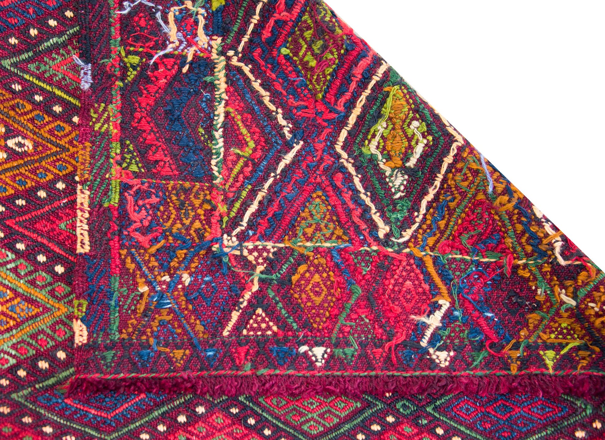 Vintage Uzbek Sumak Rug For Sale