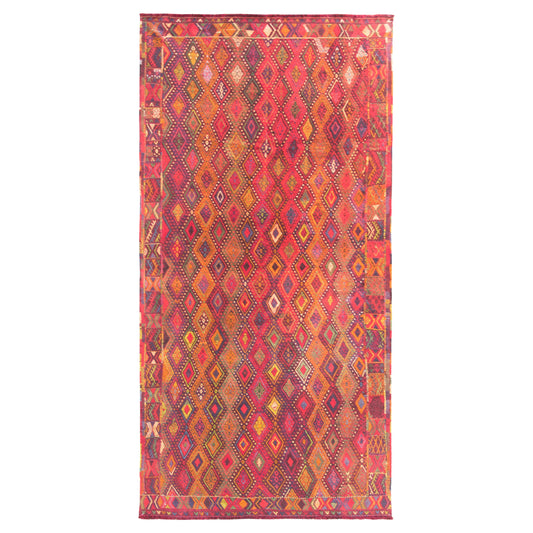 Vintage Uzbek Sumak Rug For Sale