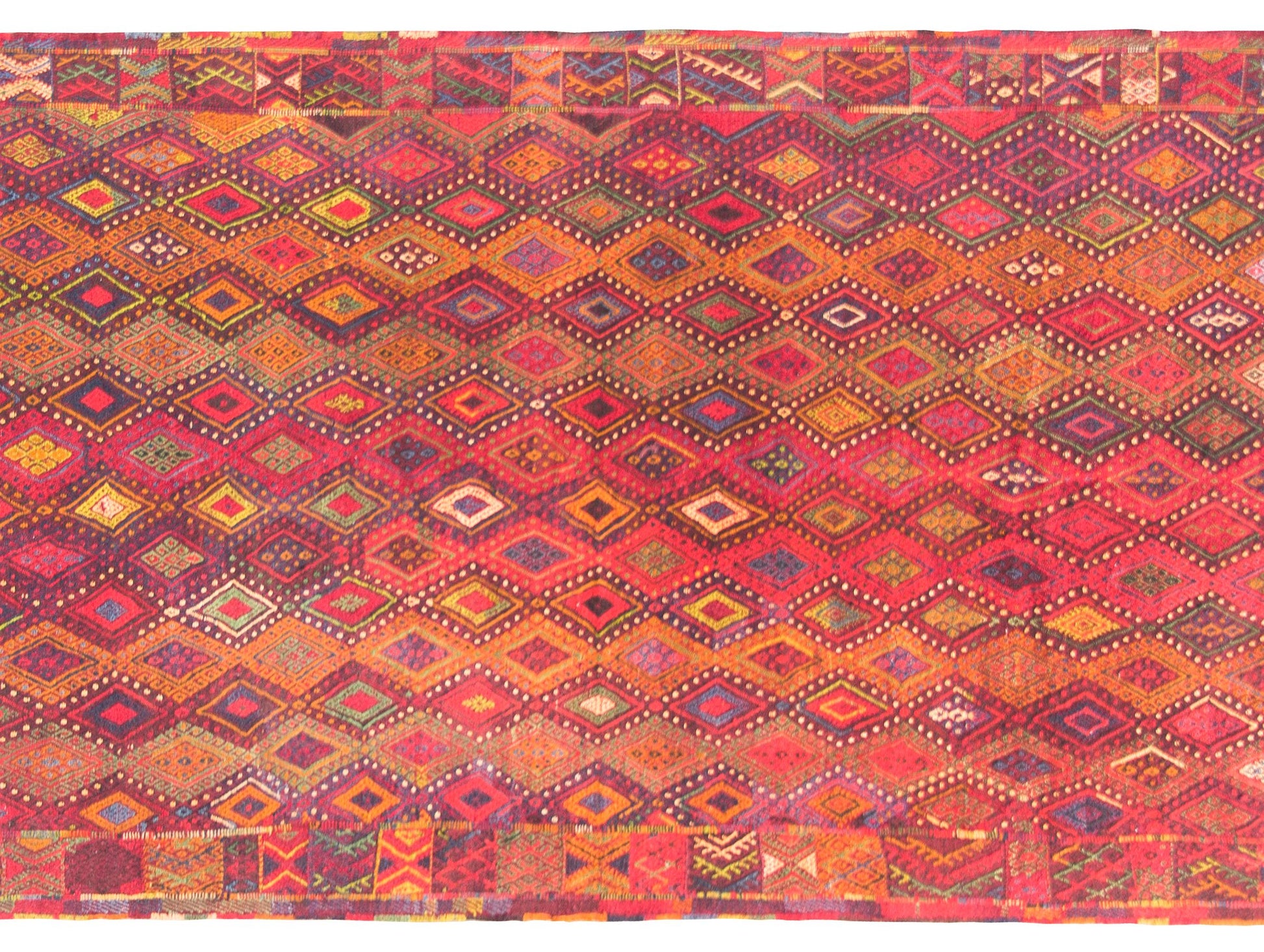 Vintage Uzbek Sumak Rug For Sale