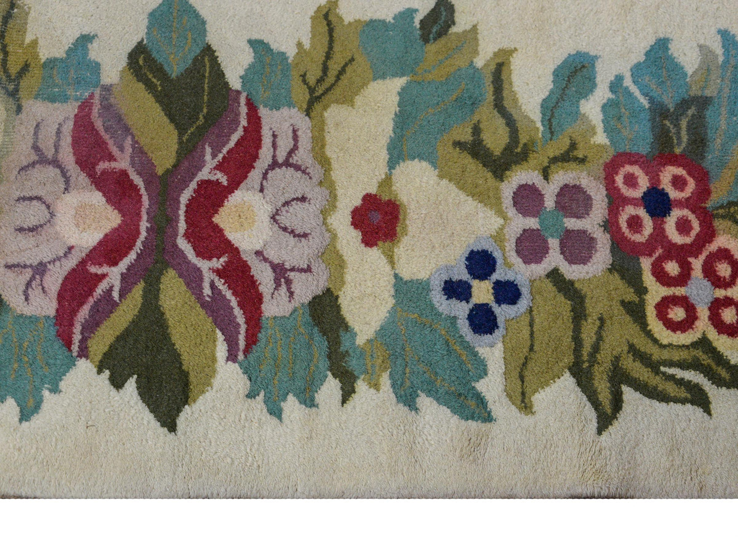 Unusual Vintage Chinese Style Rug For Sale