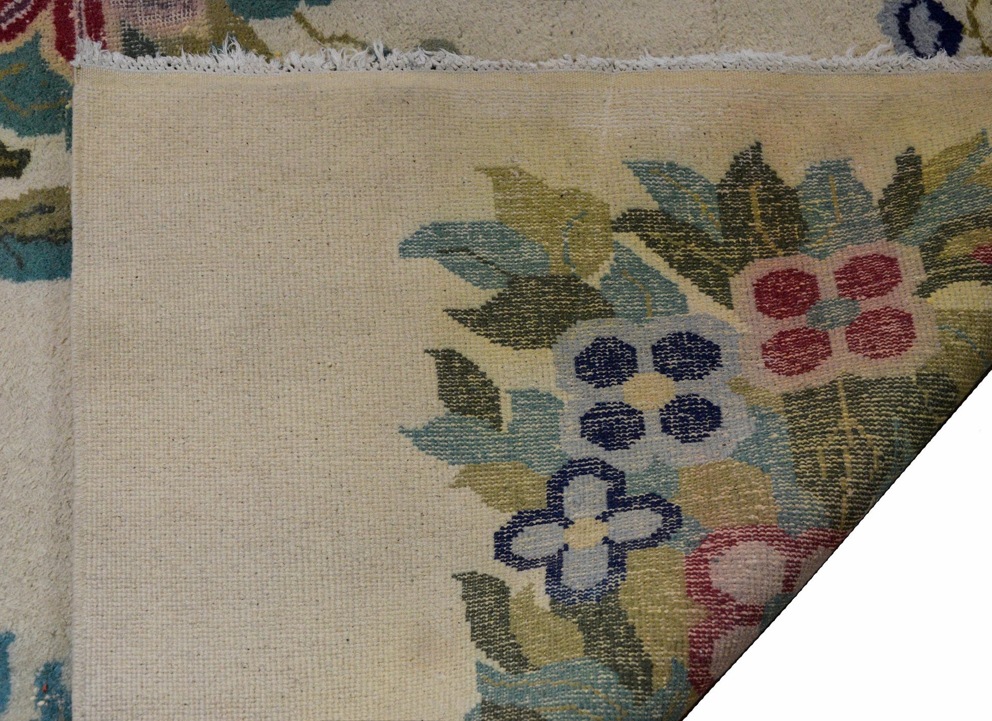 Unusual Vintage Chinese Style Rug For Sale