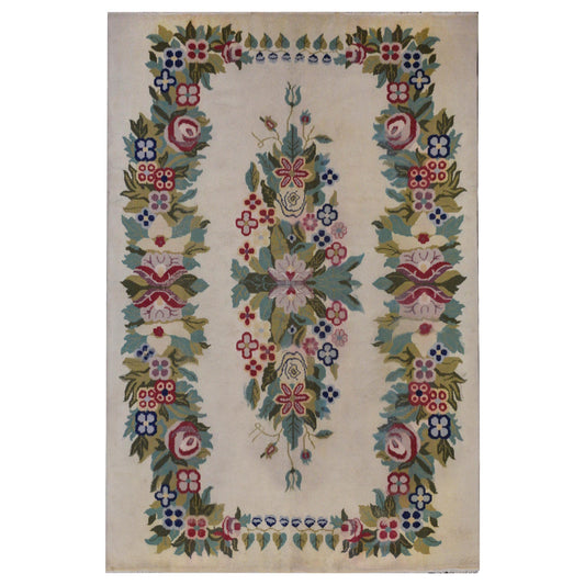 Unusual Vintage Chinese Style Rug For Sale