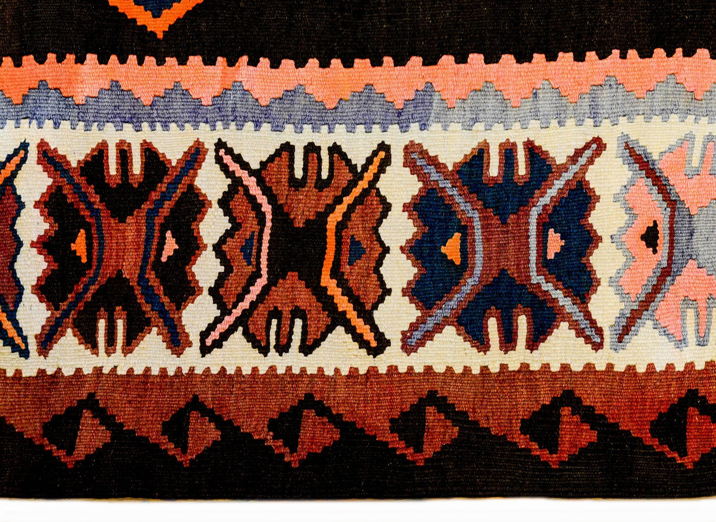 Early 20th Century Veramin Kilim Runner For Sale
