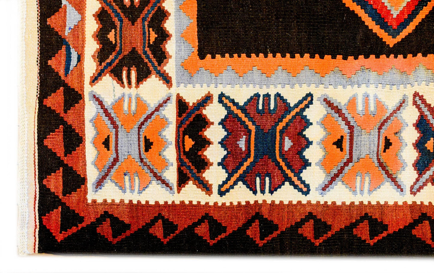 Early 20th Century Veramin Kilim Runner For Sale