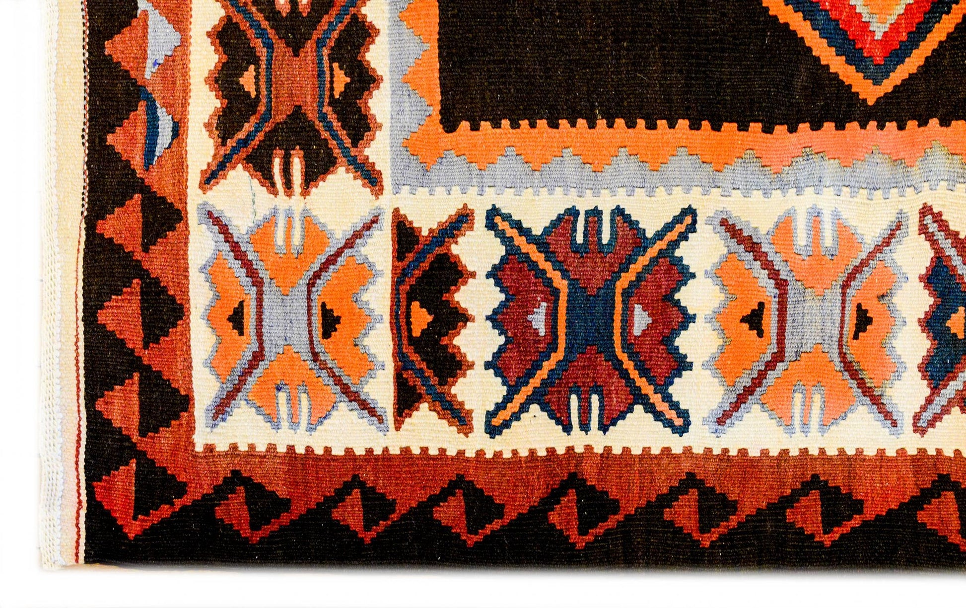 Early 20th Century Veramin Kilim Runner For Sale