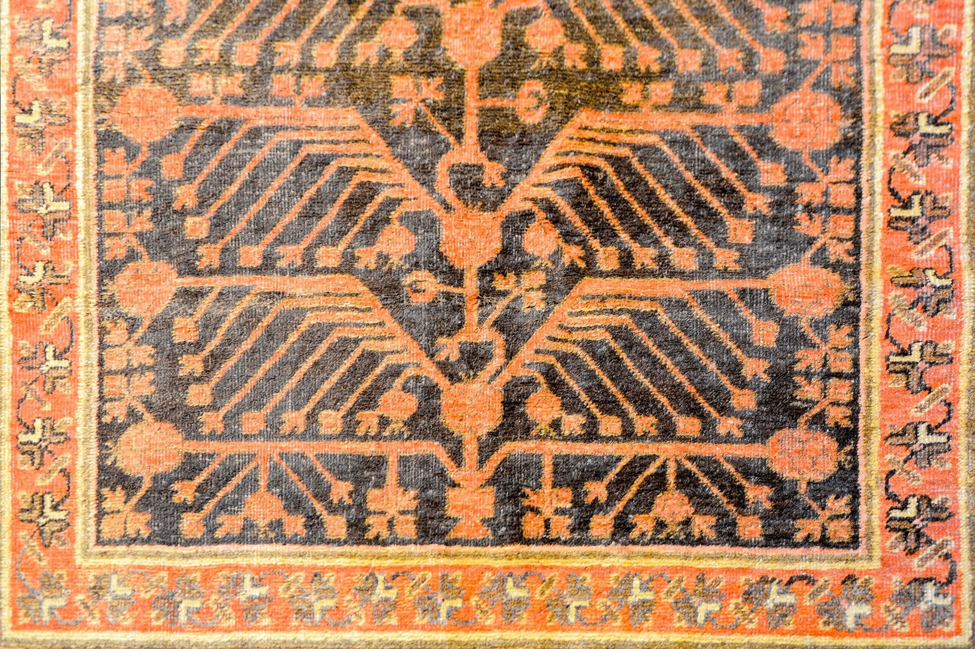 Incredible 1940s Khotan Rug For Sale