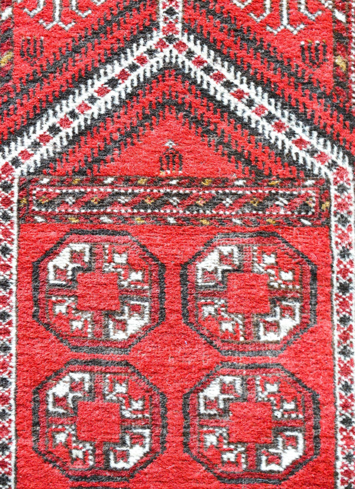 Vintage Afghani Prayer Rug For Sale