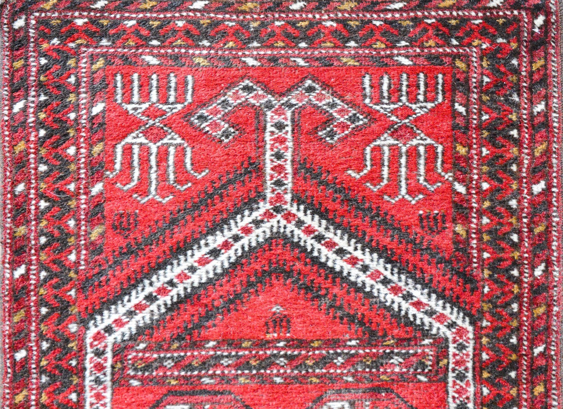 Vintage Afghani Prayer Rug For Sale