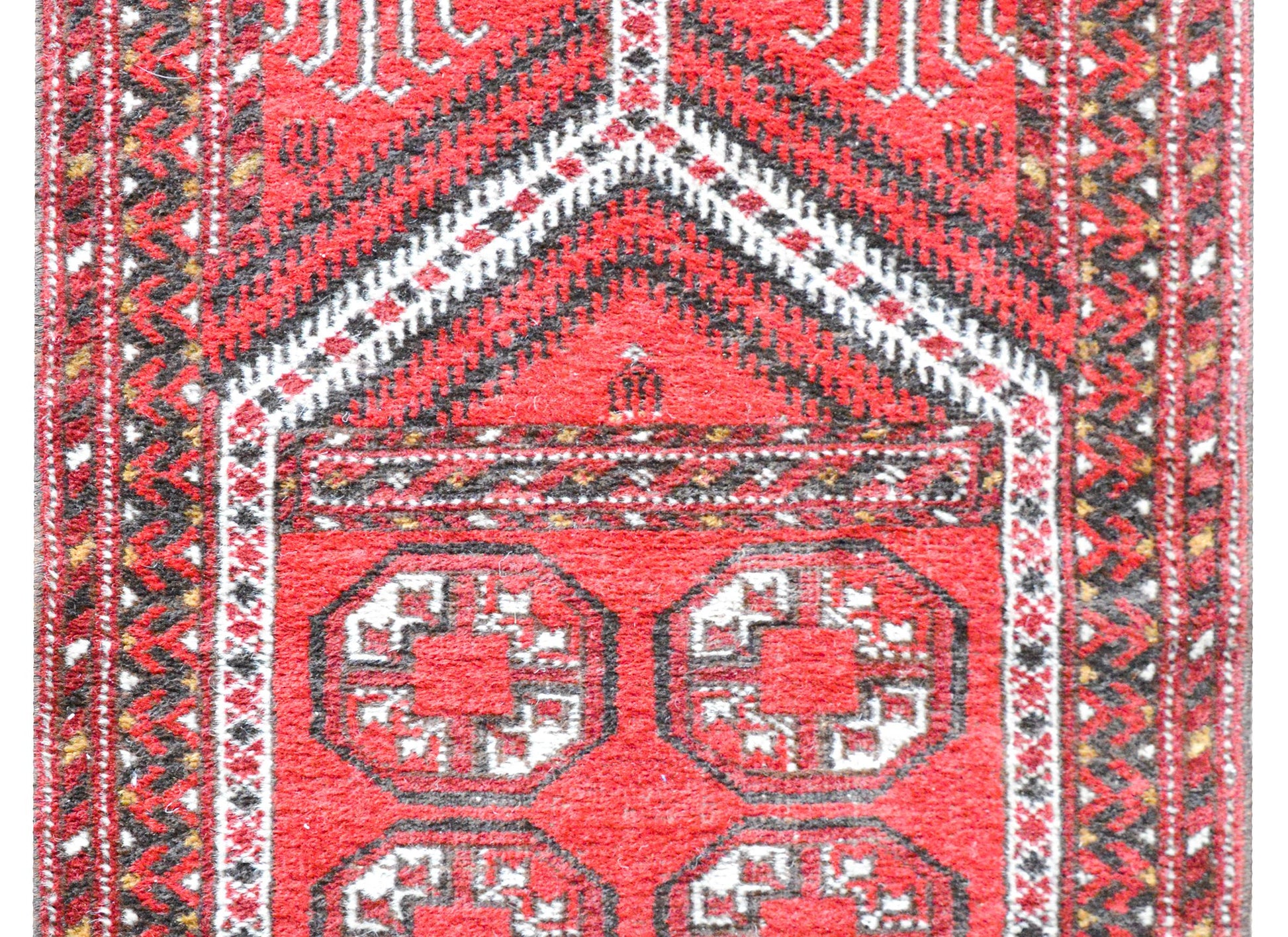 Vintage Afghani Prayer Rug For Sale