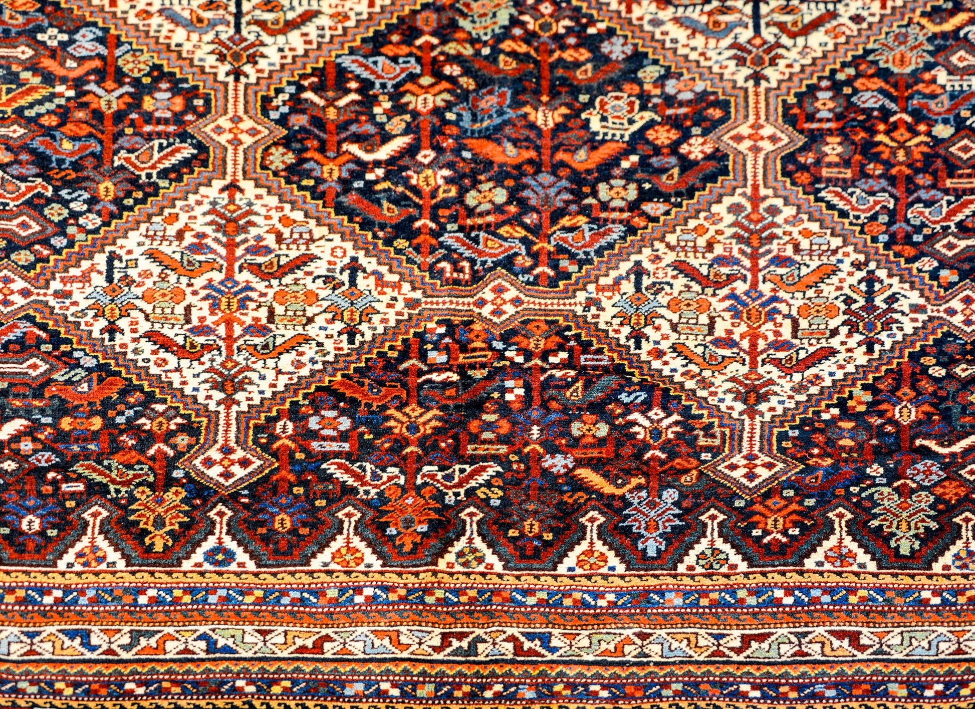 Outstanding Early 20th Century Kamseh Rug For Sale