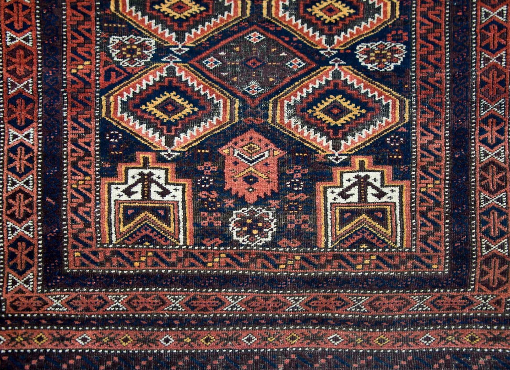 Early 20th Century Persian Baluch Rug For Sale