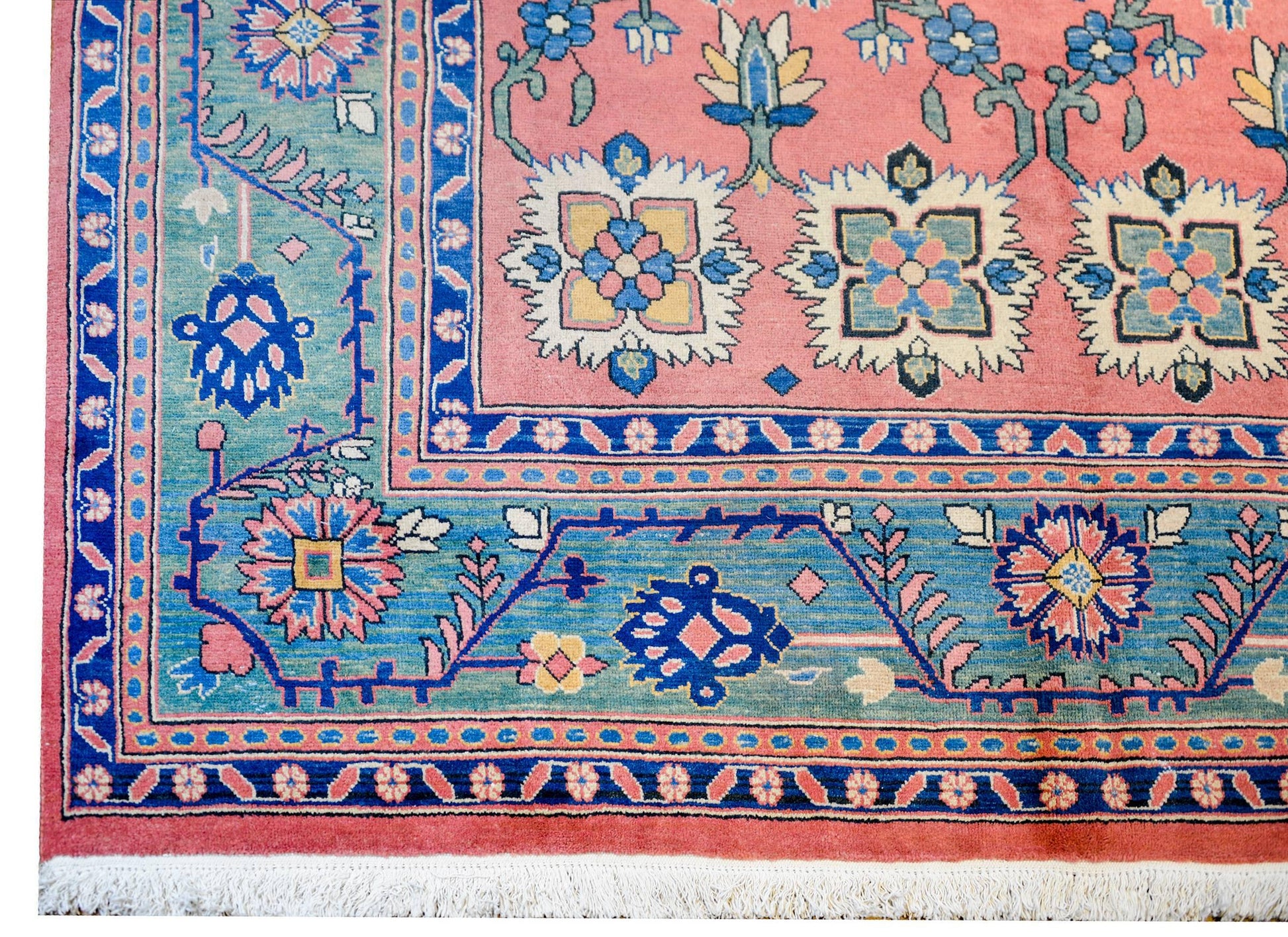 Bold Late 20th Century Meshkabad Rug For Sale