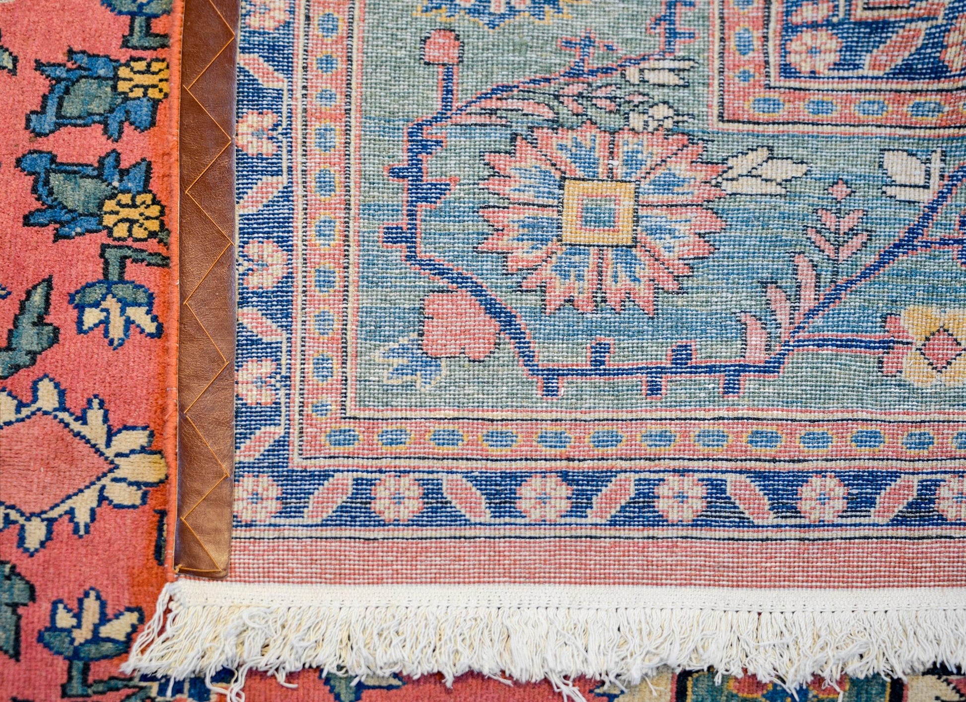 Bold Late 20th Century Meshkabad Rug For Sale