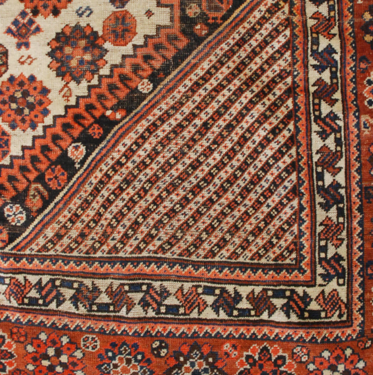 19th Century Gashgai Rug For Sale
