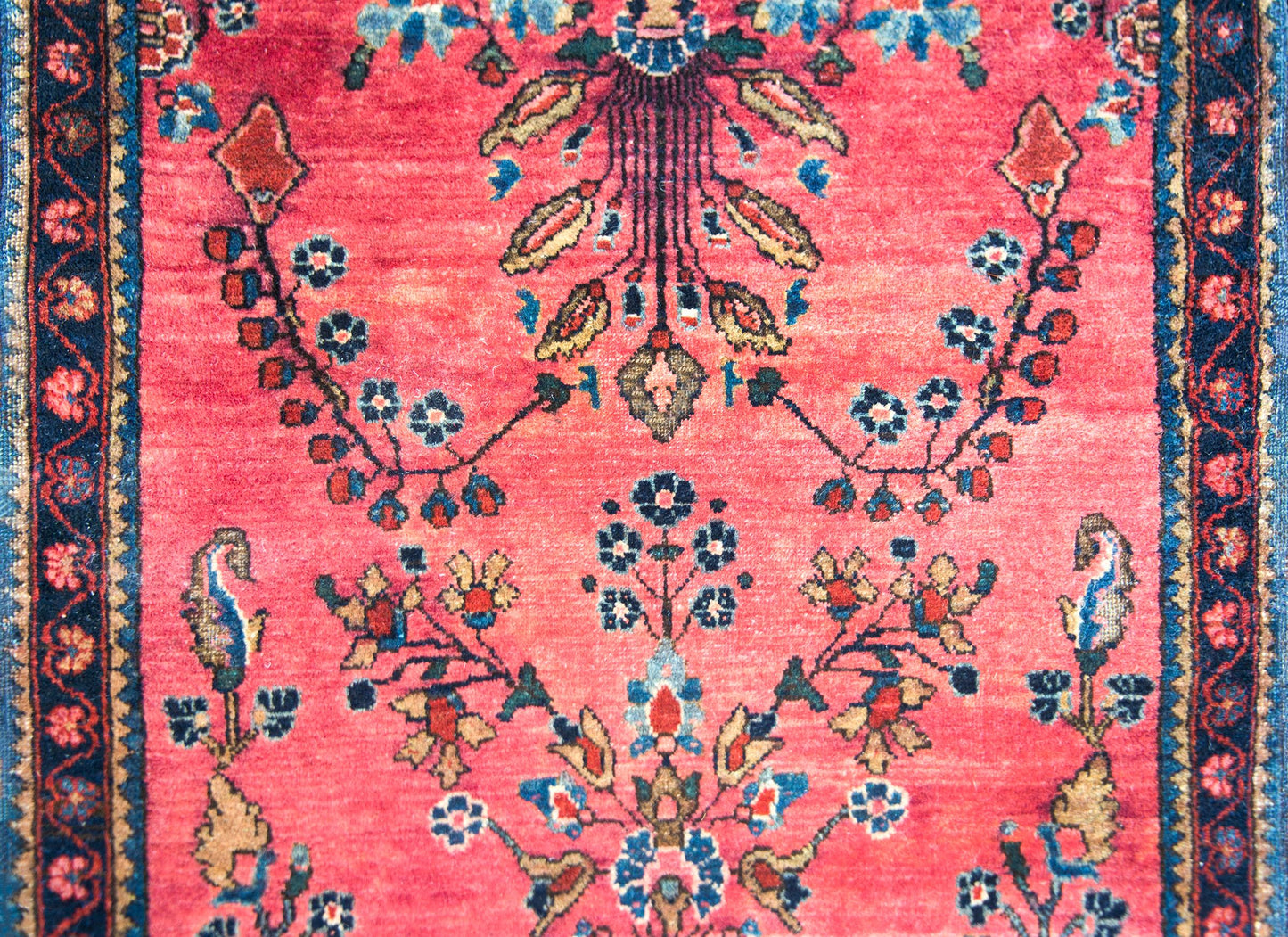 Early 20th Century Persian Sarouk Mohajeran Rug For Sale