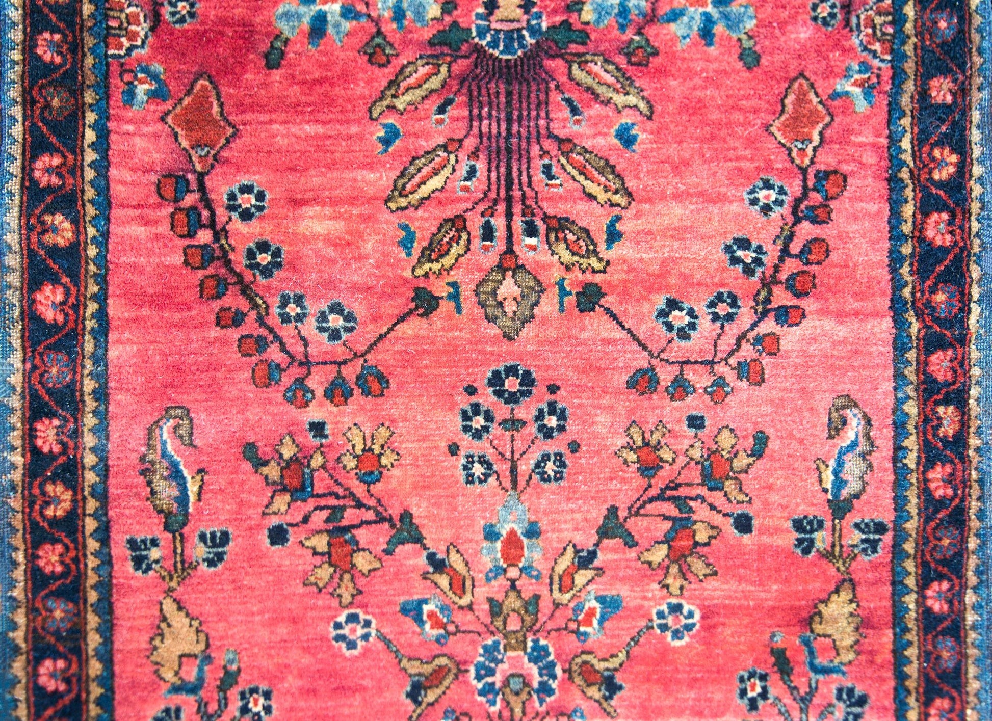 Early 20th Century Persian Sarouk Mohajeran Rug For Sale