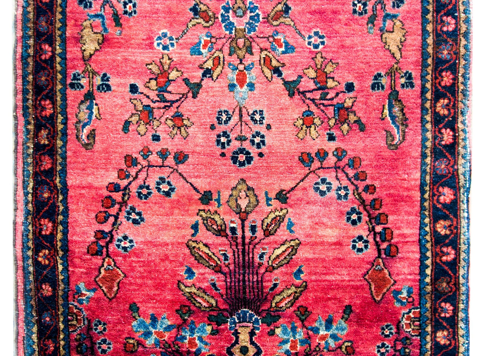 Early 20th Century Persian Sarouk Mohajeran Rug For Sale