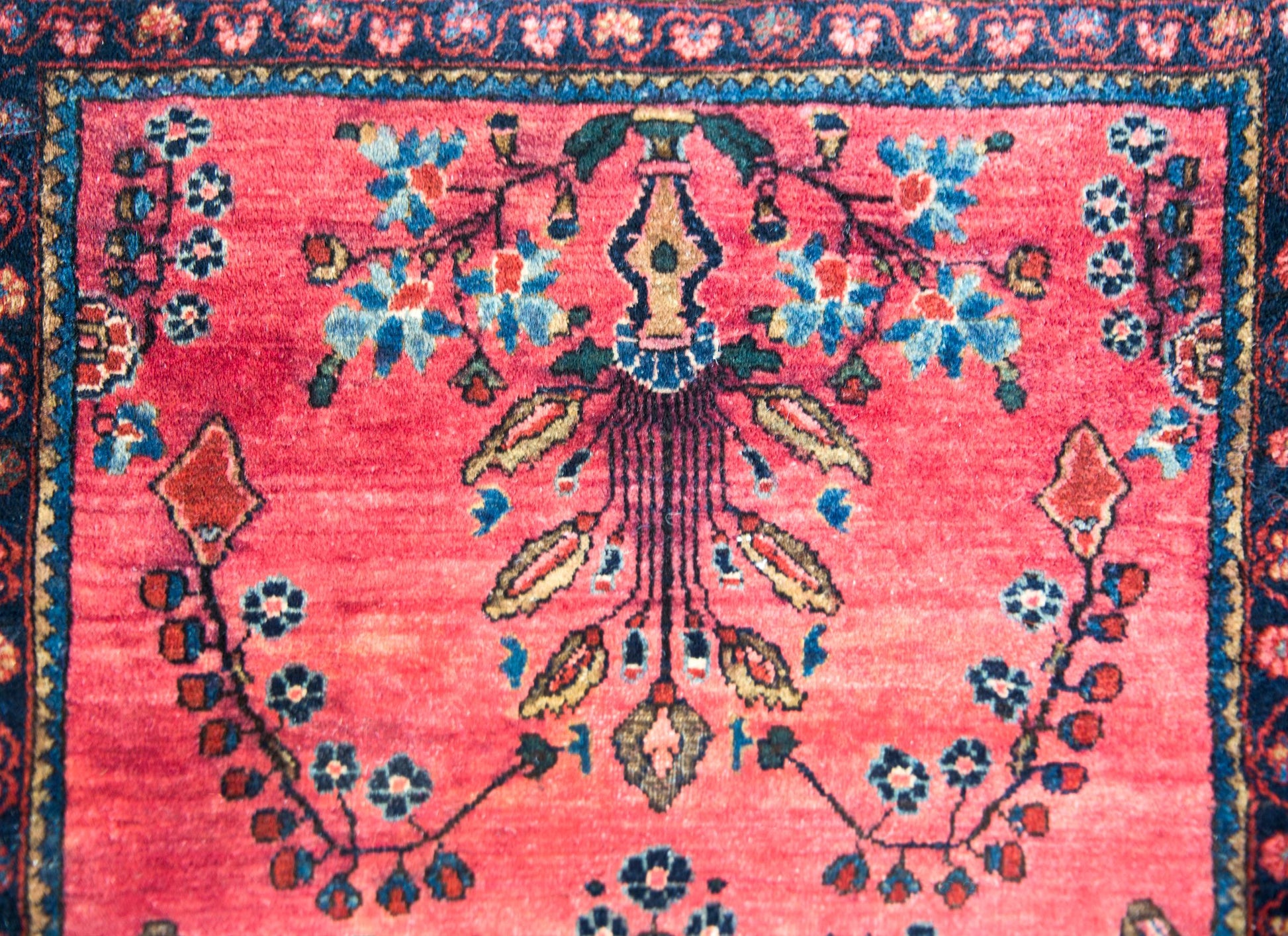 Early 20th Century Persian Sarouk Mohajeran Rug For Sale