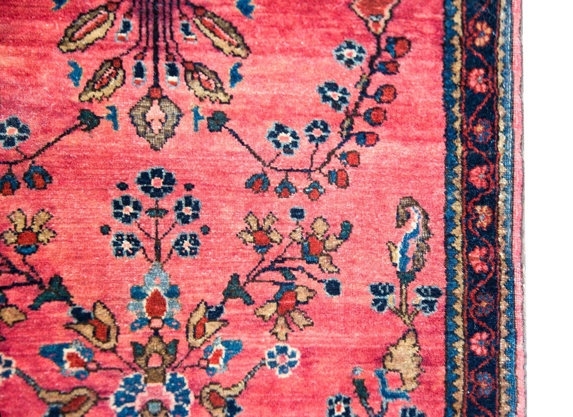 Early 20th Century Persian Sarouk Mohajeran Rug For Sale