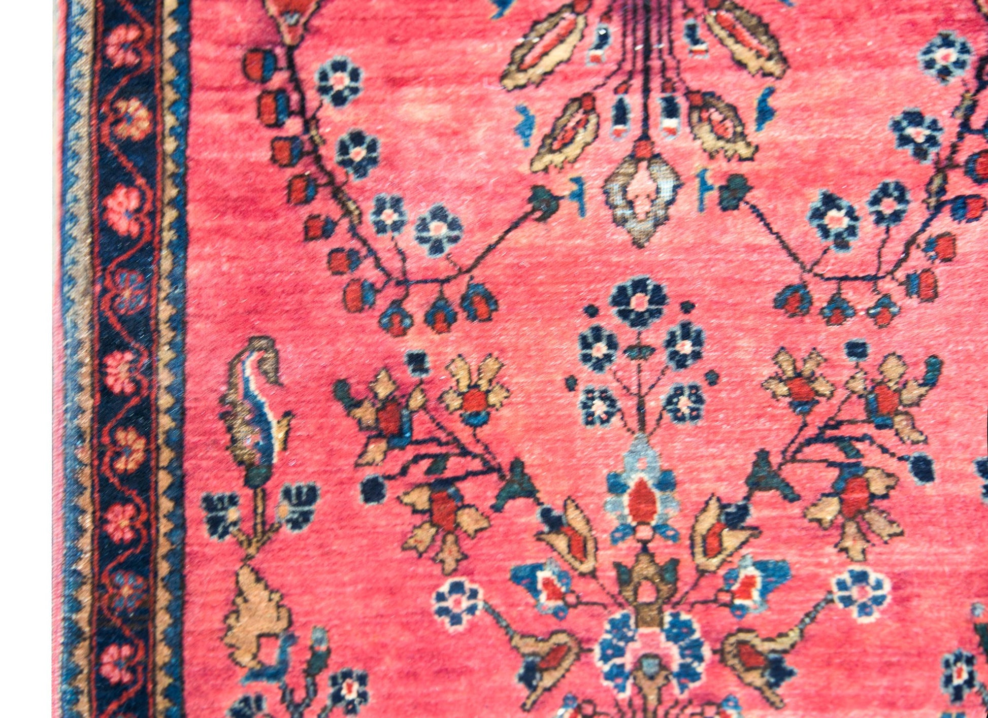 Early 20th Century Persian Sarouk Mohajeran Rug For Sale