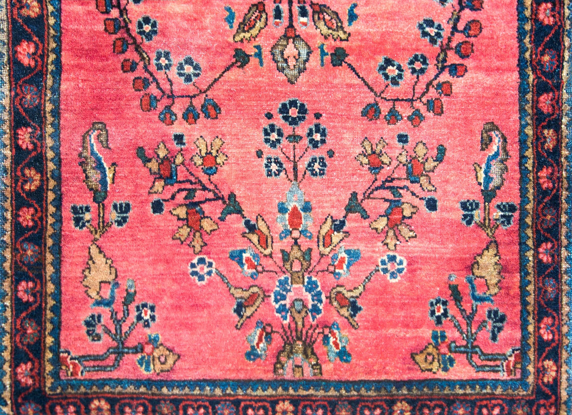 Early 20th Century Persian Sarouk Mohajeran Rug For Sale