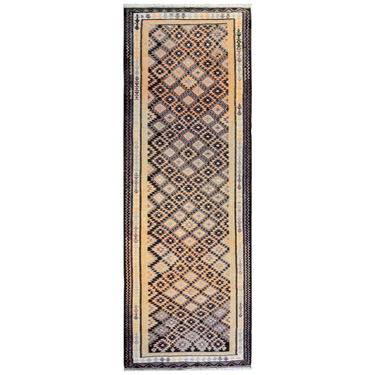Fantastic Early 20th Century Qazvin Kilim Runner For Sale