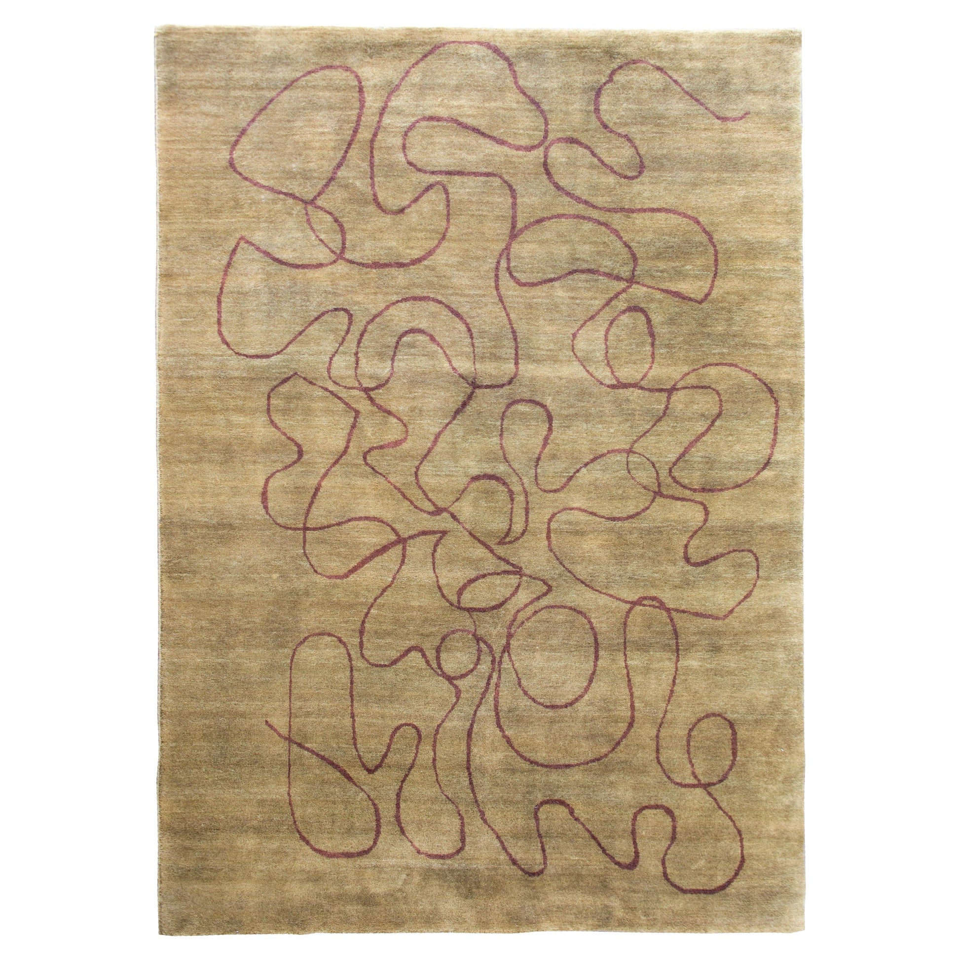 Late 20th Century Indian Gabbeh-Style Rug For Sale