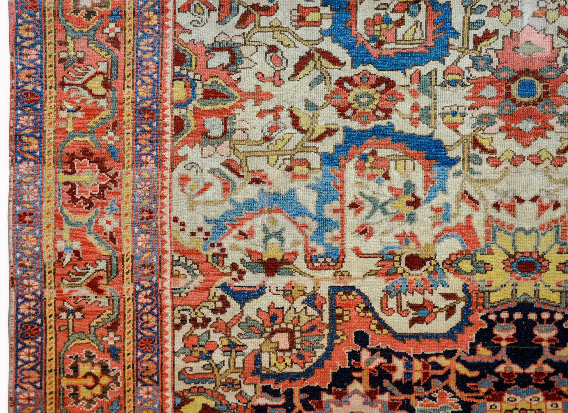Incredible 19th Century Mission Malayer Rug For Sale