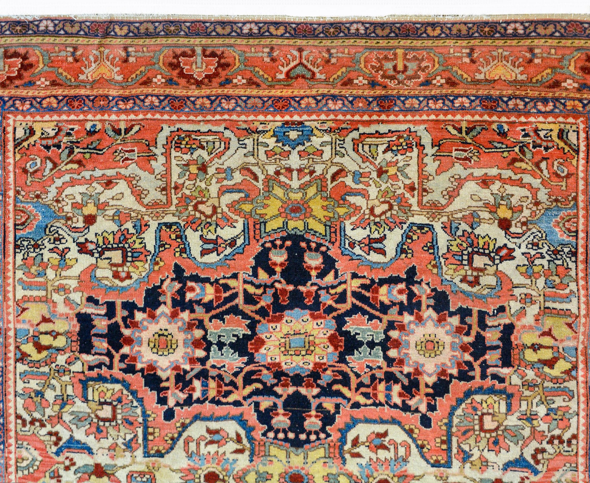 Incredible 19th Century Mission Malayer Rug For Sale