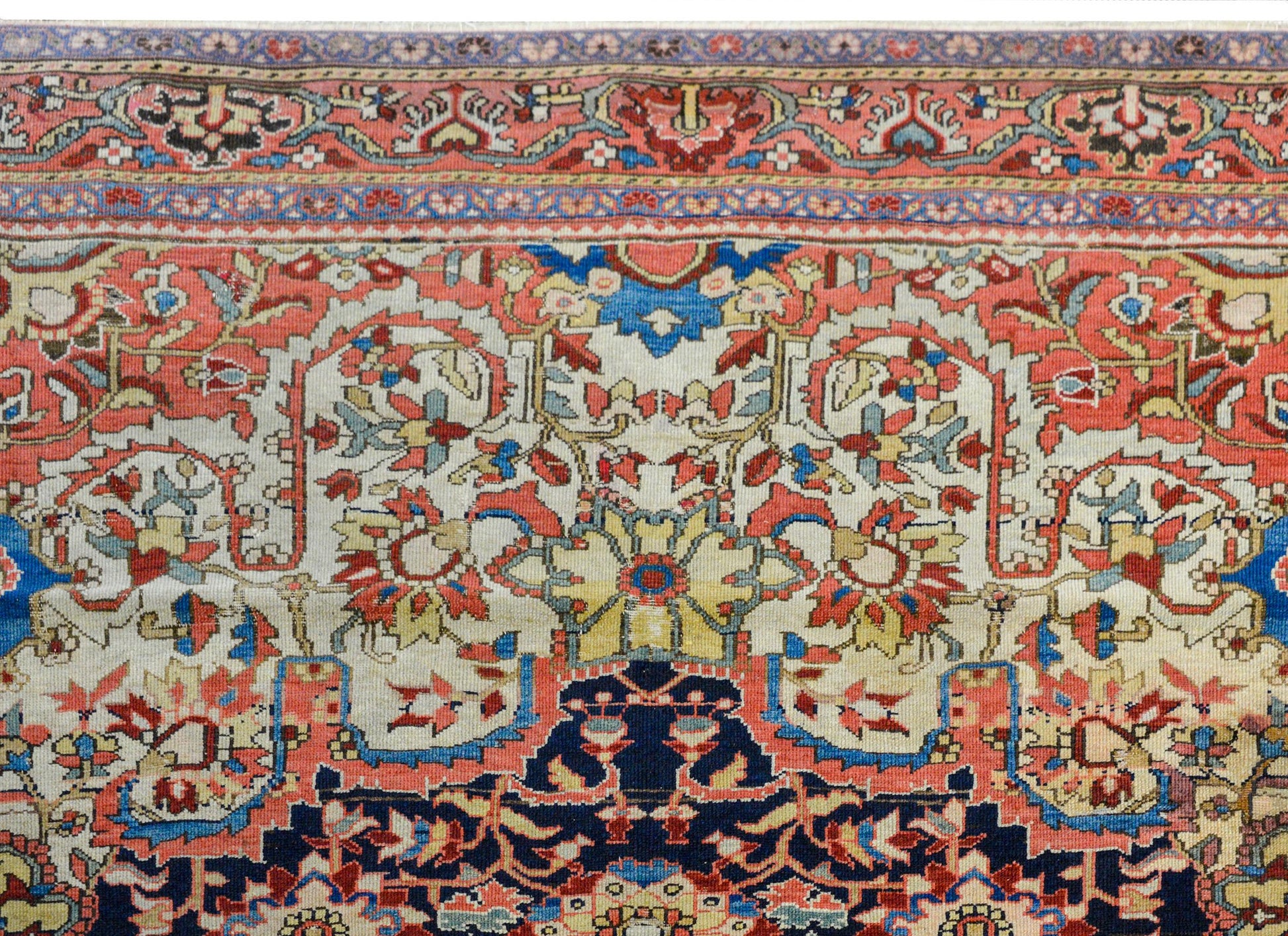 Incredible 19th Century Mission Malayer Rug For Sale