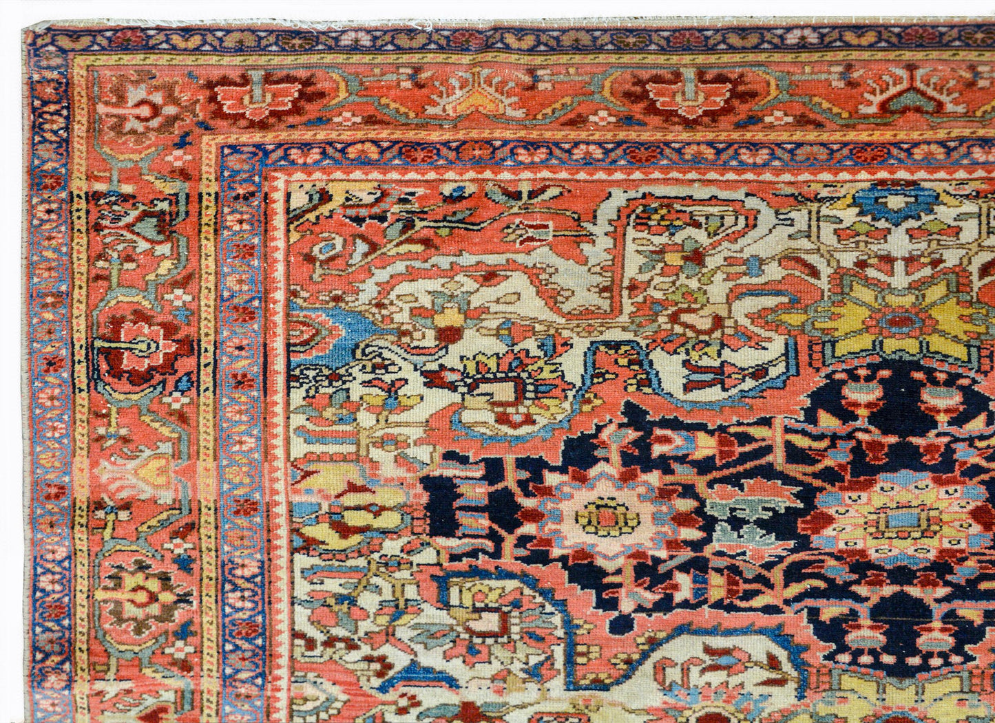 Incredible 19th Century Mission Malayer Rug For Sale