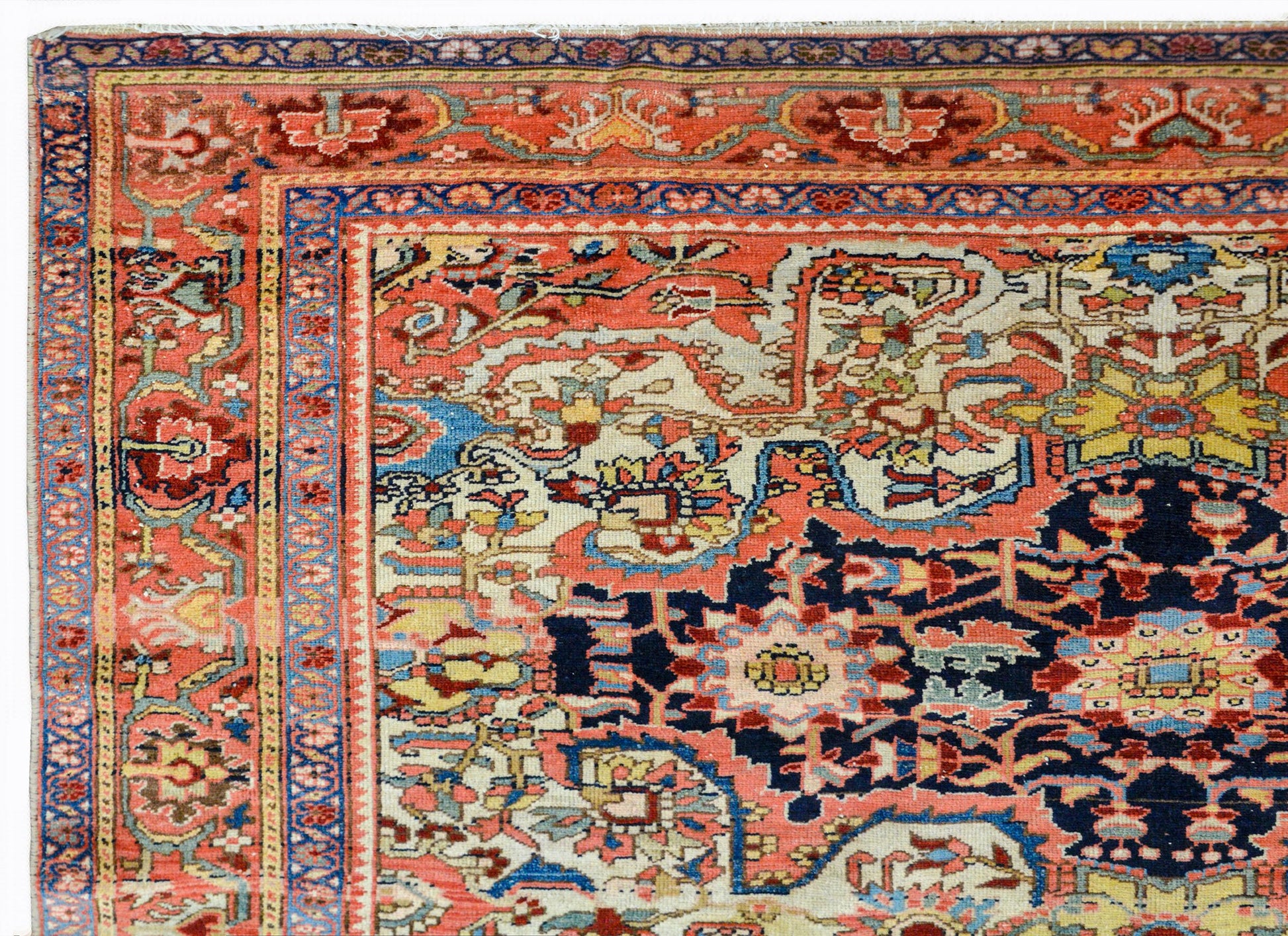 Incredible 19th Century Mission Malayer Rug For Sale