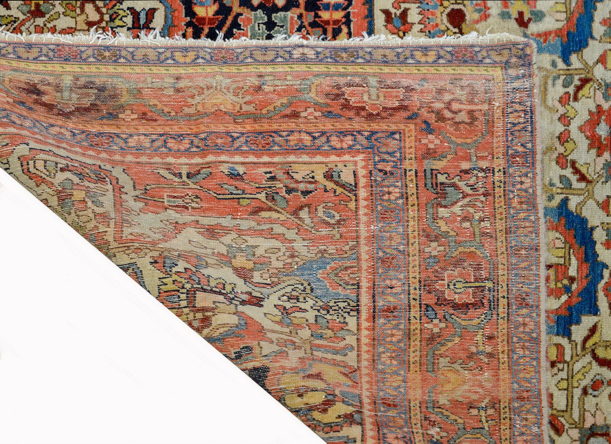 Incredible 19th Century Mission Malayer Rug For Sale