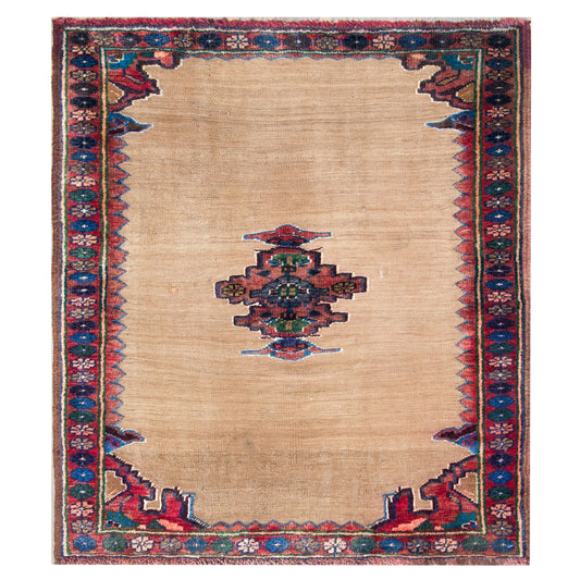 Early 20th Century Persian Afshar Sofreh Rug For Sale