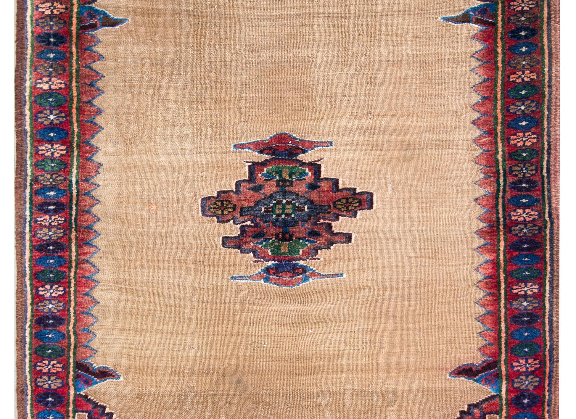 Early 20th Century Persian Afshar Sofreh Rug For Sale
