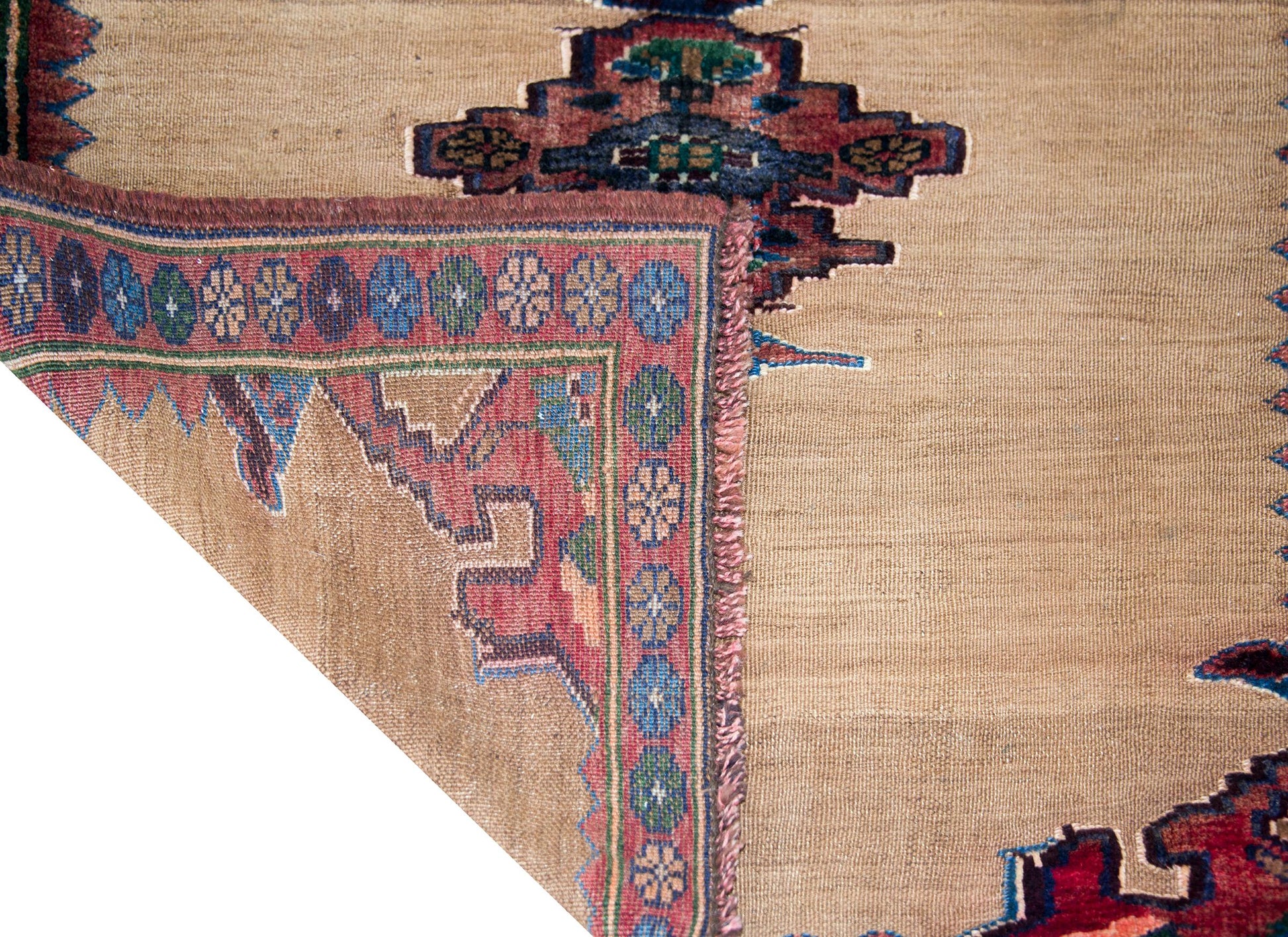 Early 20th Century Persian Afshar Sofreh Rug For Sale