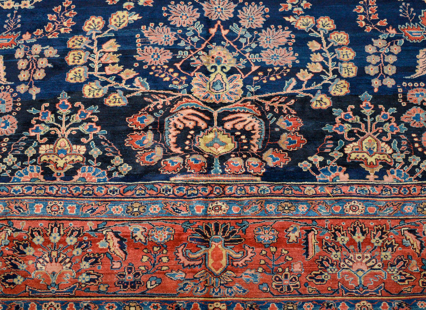 Fabulous Early 20th Century Mohajeran Rug For Sale
