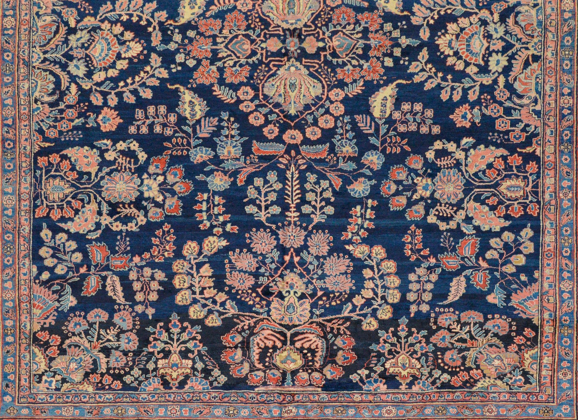 Fabulous Early 20th Century Mohajeran Rug For Sale