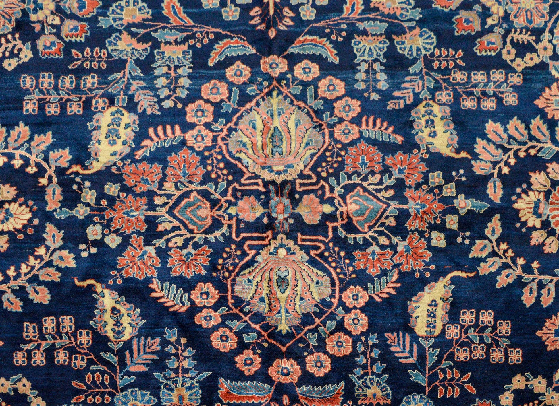 Fabulous Early 20th Century Mohajeran Rug For Sale