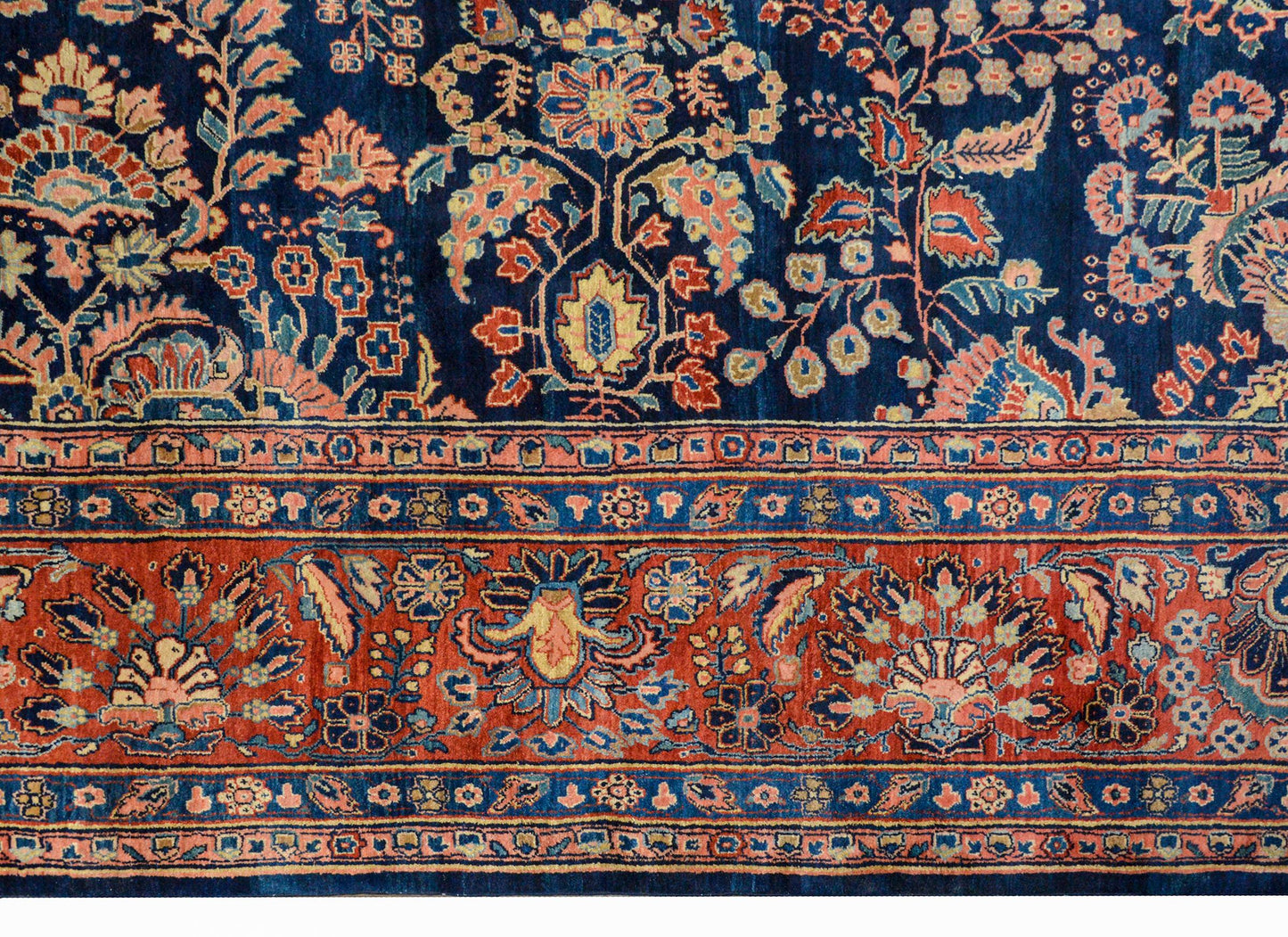 Fabulous Early 20th Century Mohajeran Rug For Sale