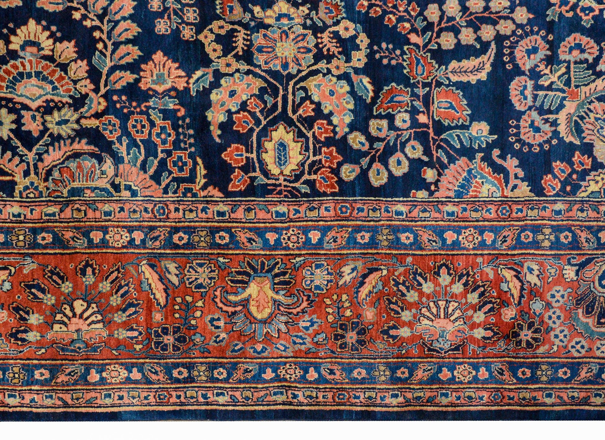 Fabulous Early 20th Century Mohajeran Rug For Sale