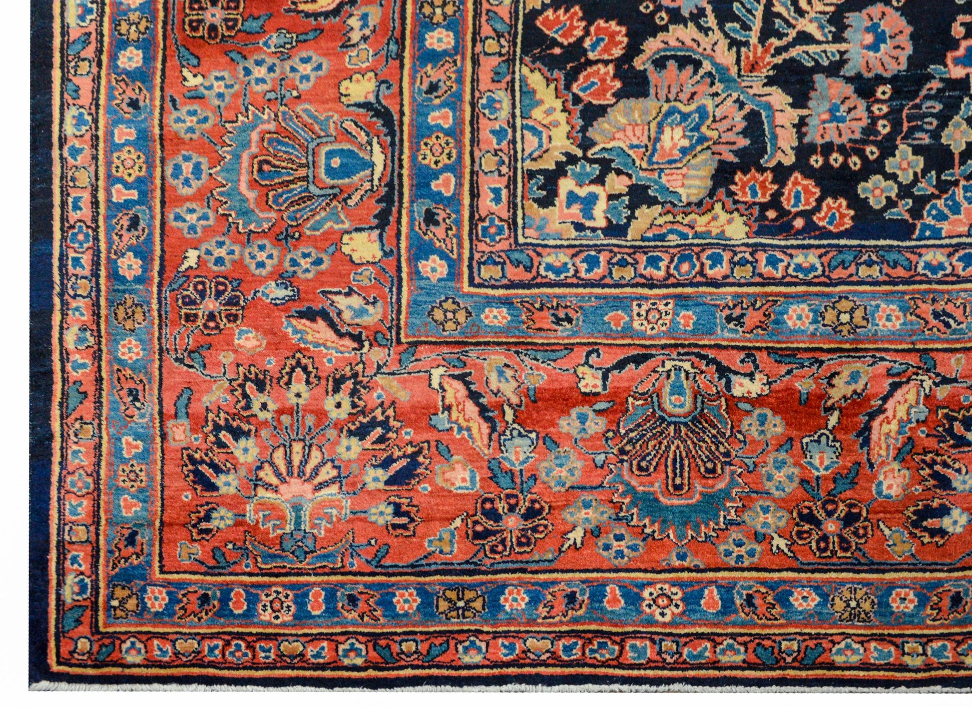 Fabulous Early 20th Century Mohajeran Rug For Sale