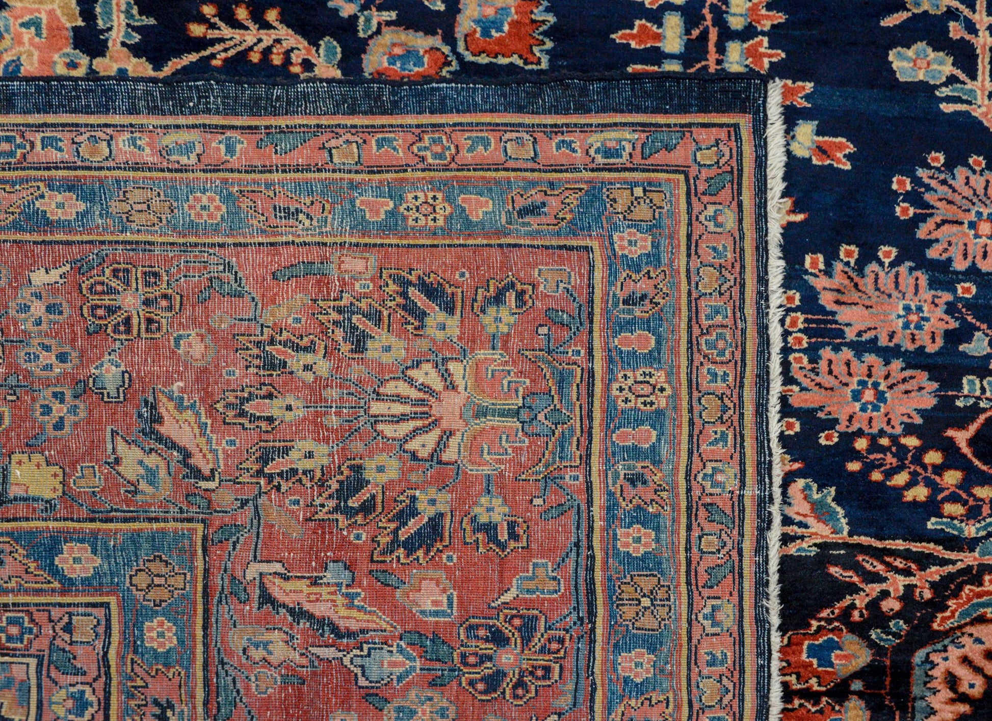 Fabulous Early 20th Century Mohajeran Rug For Sale