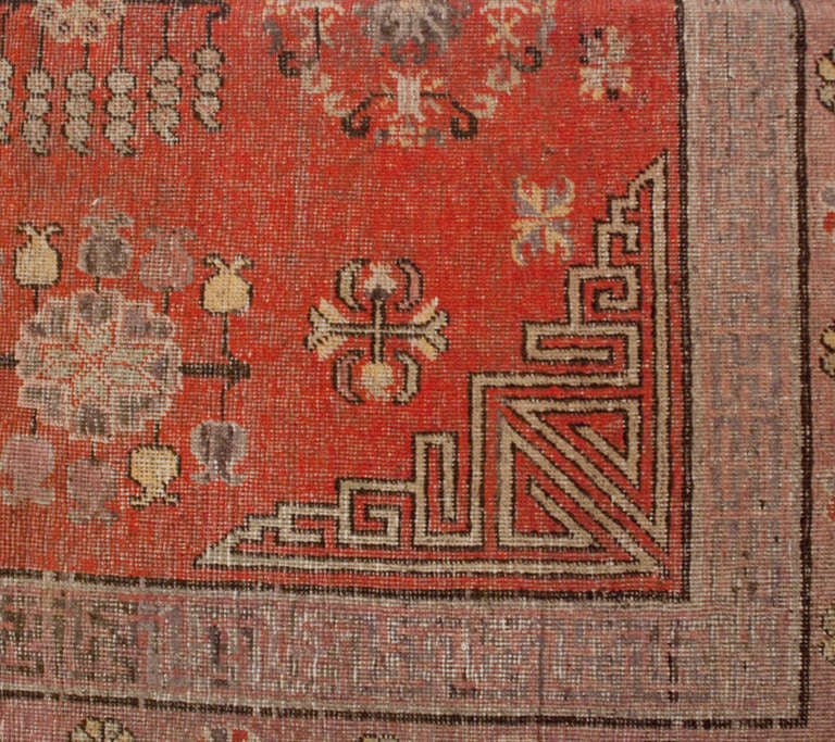 Late 19th Century Khotan Rug For Sale