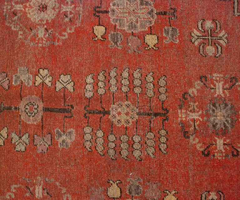 Late 19th Century Khotan Rug For Sale