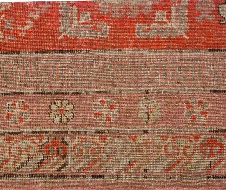 Late 19th Century Khotan Rug For Sale