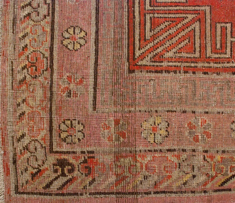 Late 19th Century Khotan Rug For Sale
