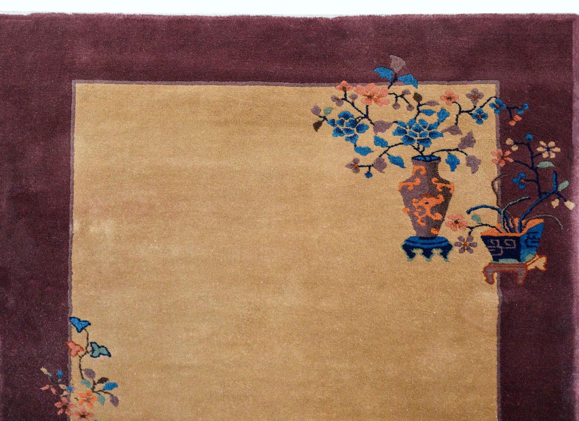 Early 20th Century Chinese Art Deco Rug For Sale