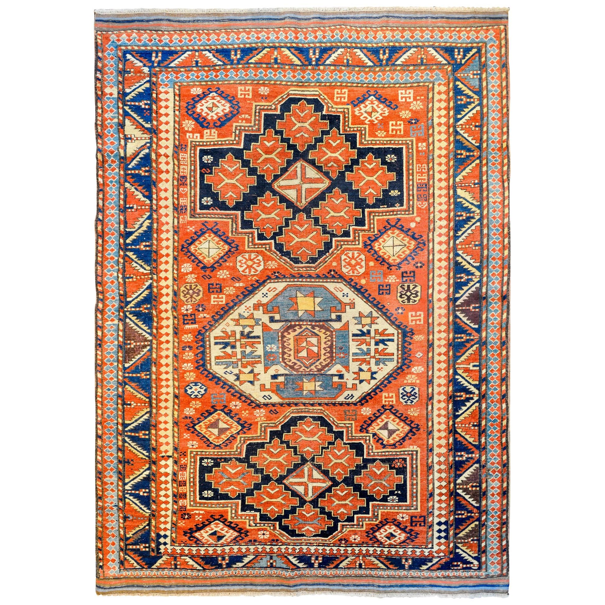 Extraordinary Late 19th Century Lori Pambak, South Caucasus Rug For Sale